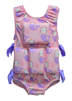 Girls Flotation Swimsuit - NEW - Mermaid Kitty